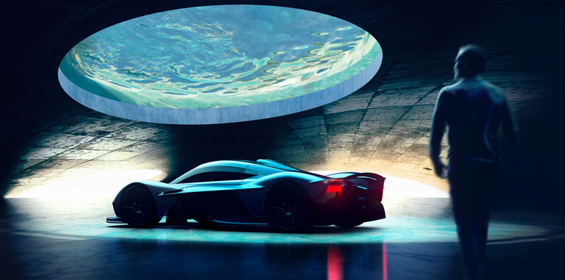 Illustration to an article entitled "Aston Martin Inserts into The Evil Lair & # 39; Business